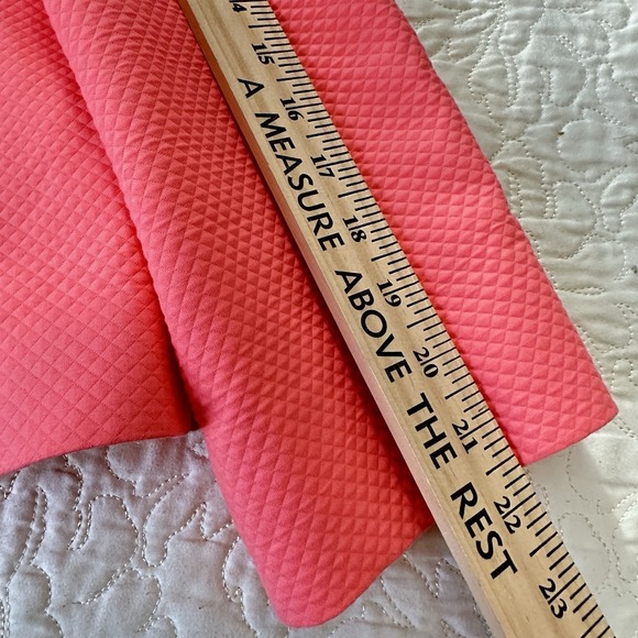 VTG Bernard Zins France Blazer Womens Sz 16 Cotton Lined Jacket Orange Coral EUC - Picture 11 of 12